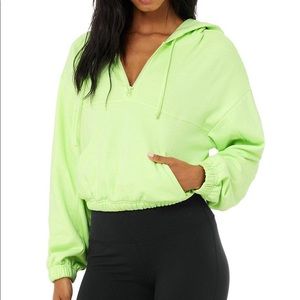 Alo yoga M half zip hoodie